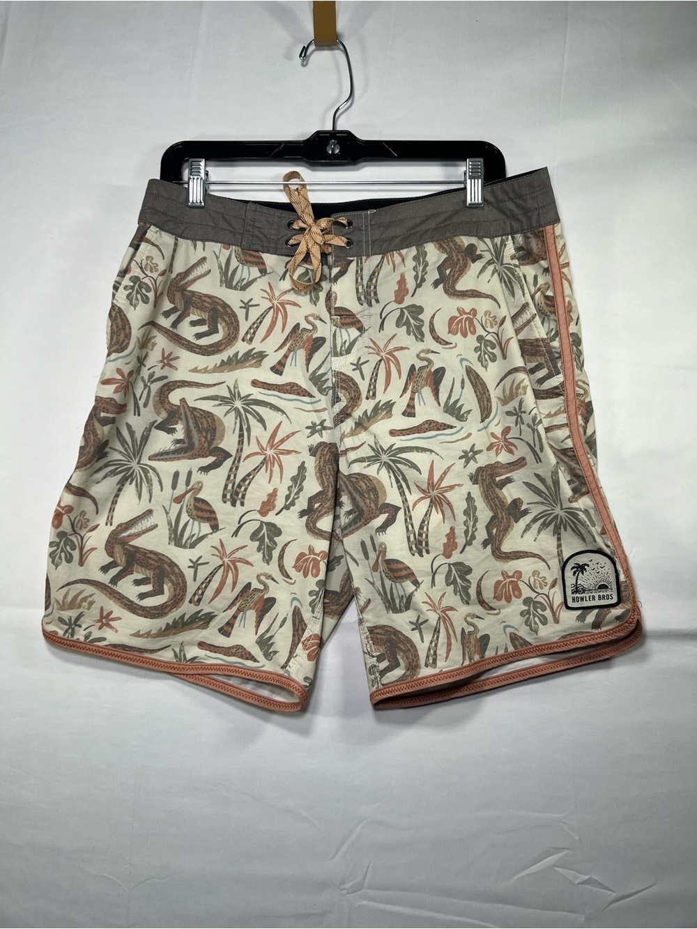 Howler Brothers Bruja Lazy Gators Boardshorts Swim Trunks Men’s Size 32